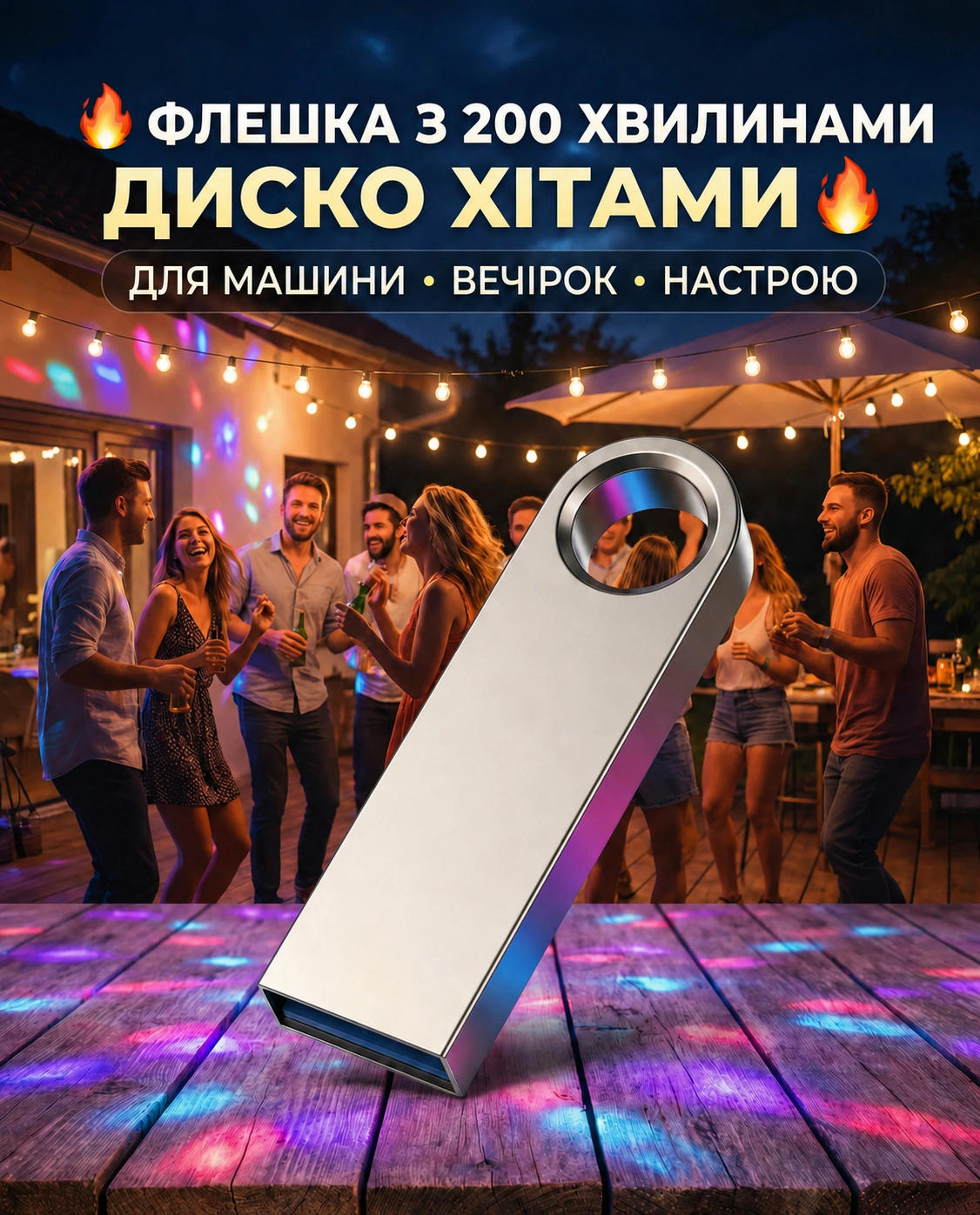 Музична флешка з диско-хітами